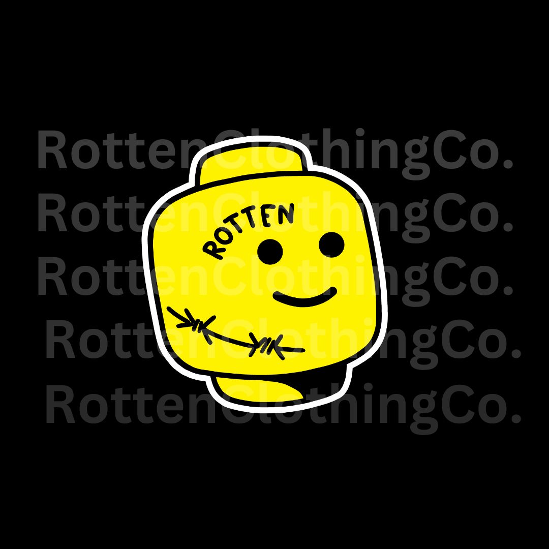 Rotten Lego "Easy Peel" Sticker