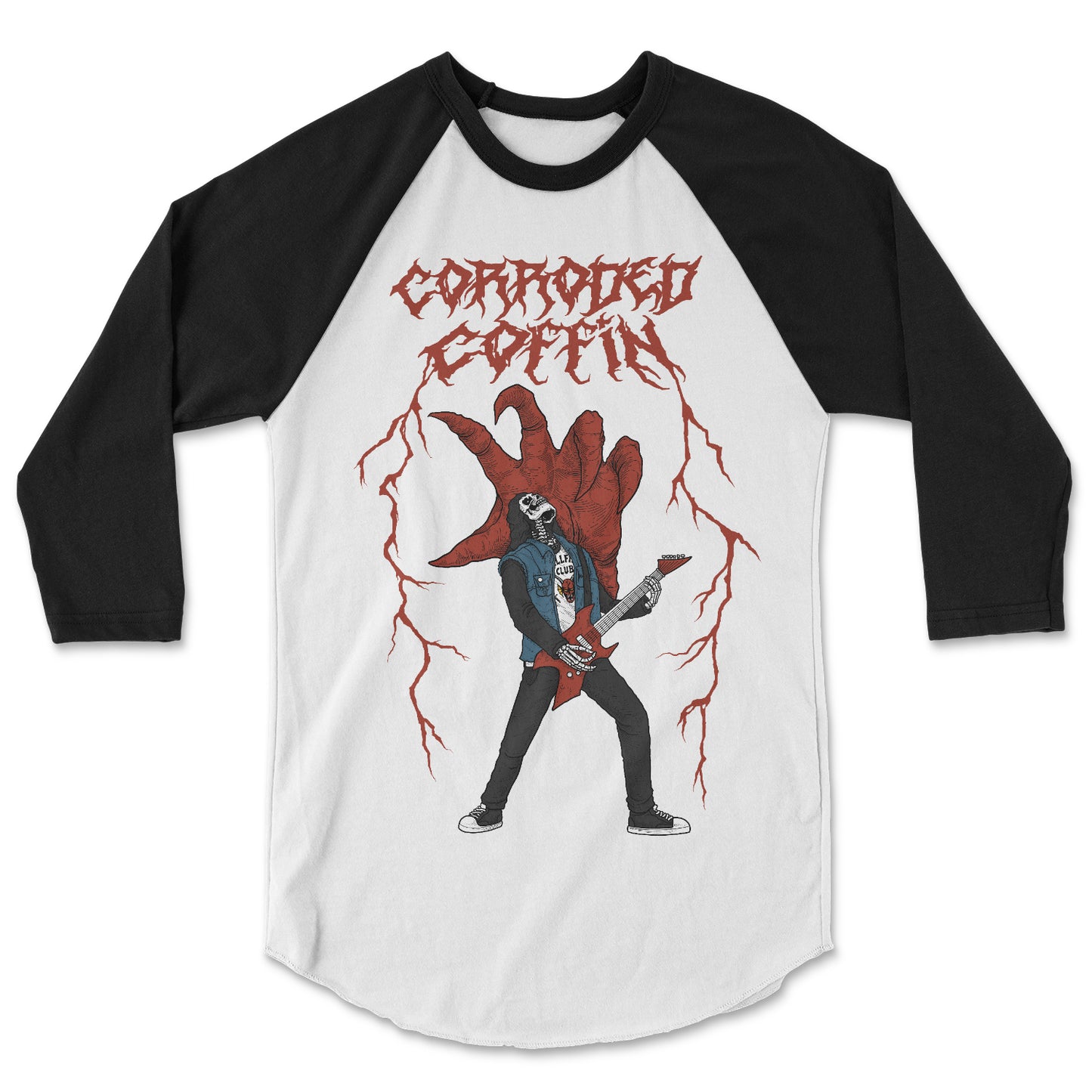 Corroded Coffin Baseball Tee